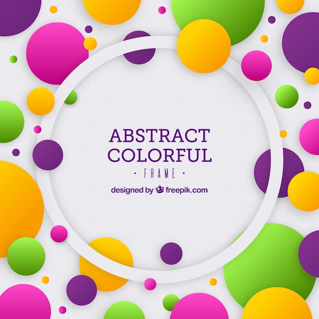 Abstract background with neon style