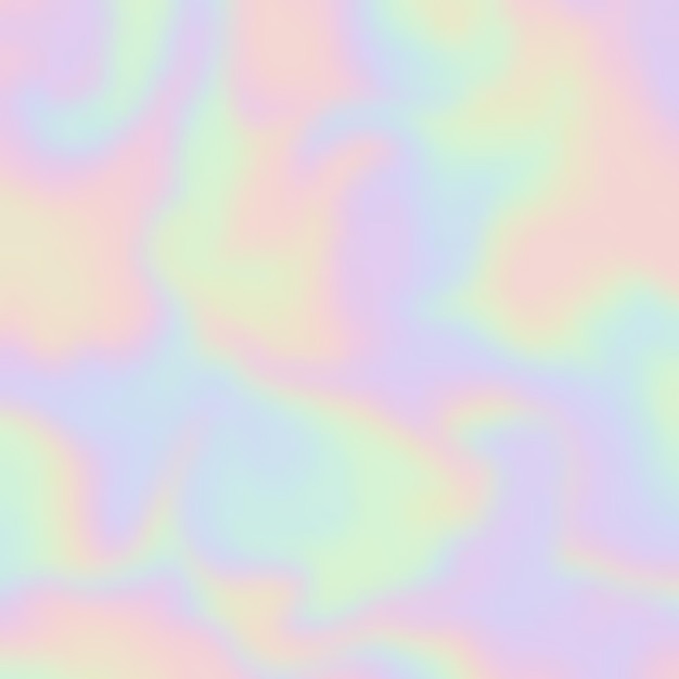 Free vector abstract background with a pastel coloured holographic design