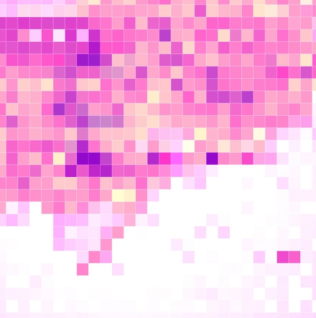 Free vector abstract background with pink pixels