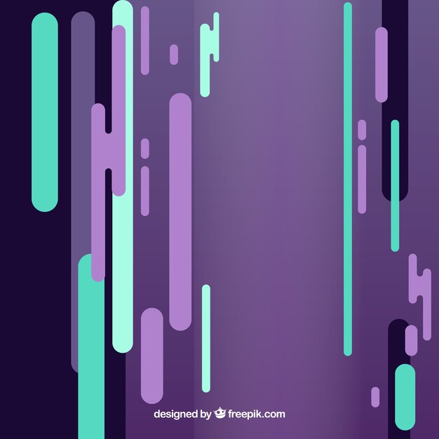 Abstract background with purple and turquoise elements