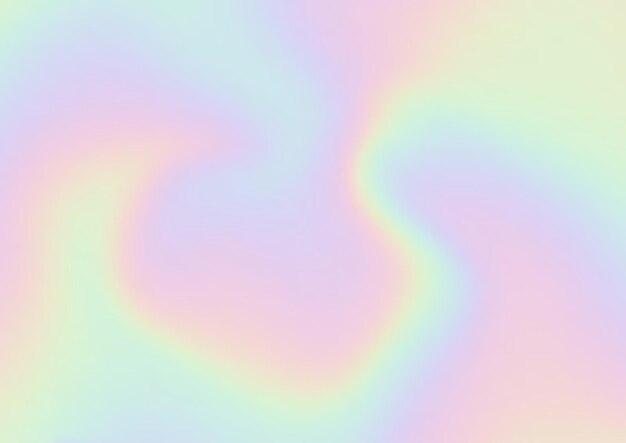 Abstract background with a rainbow coloured hologram background