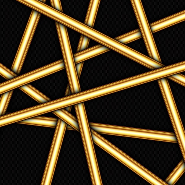 Abstract background with random gold bars design