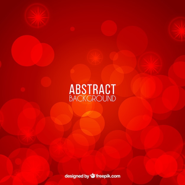 Abstract background with red circles