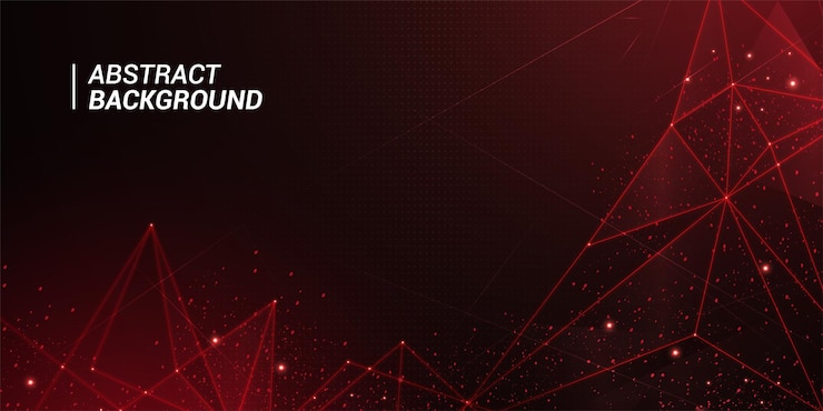 Free Vector abstract background with red lines