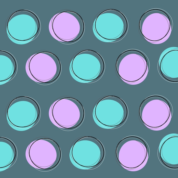 Free vector abstract background with a retro circle design