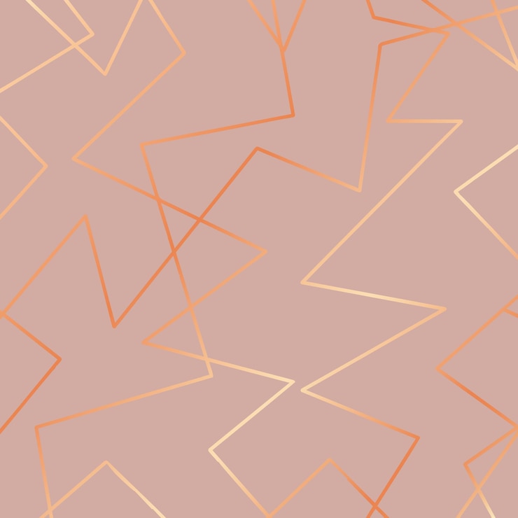 Free Vector abstract background with rose gold low poly design