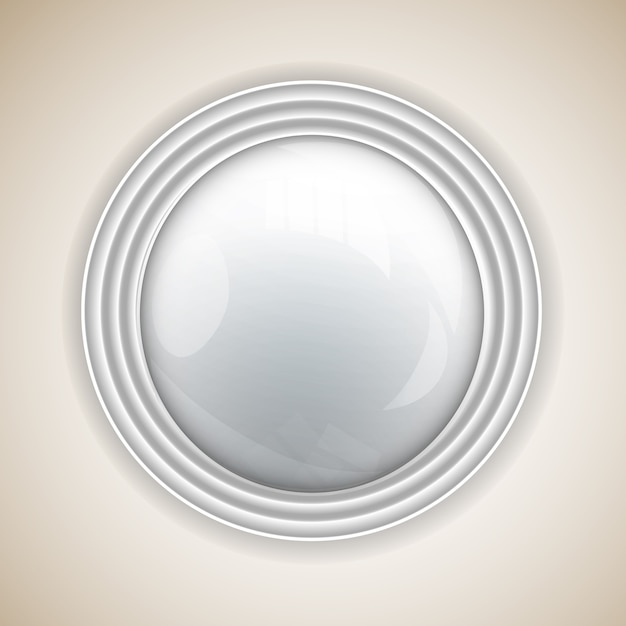 Abstract background with round button for design