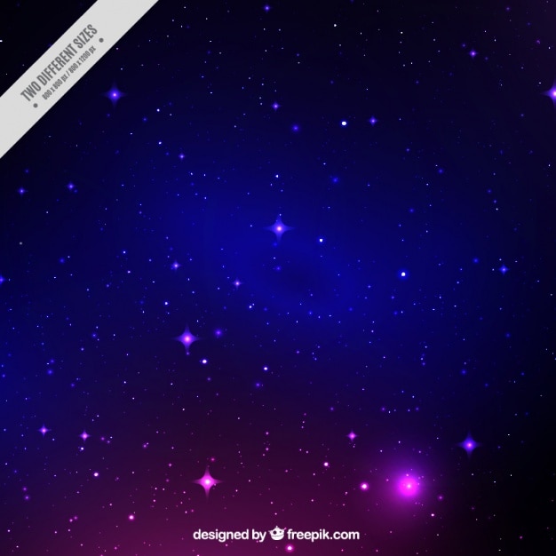 Free vector abstract background with shiny stars