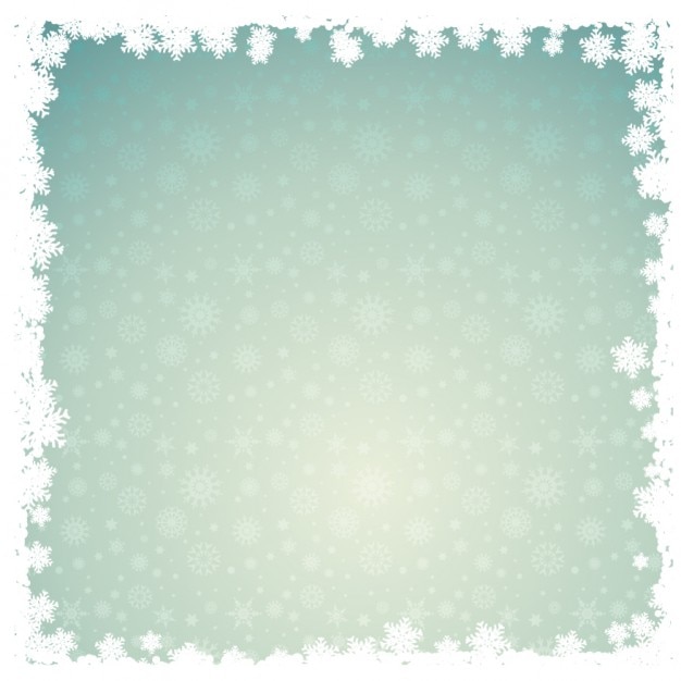 Free vector abstract background with snowy border
