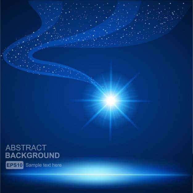 Free vector abstract background with a star