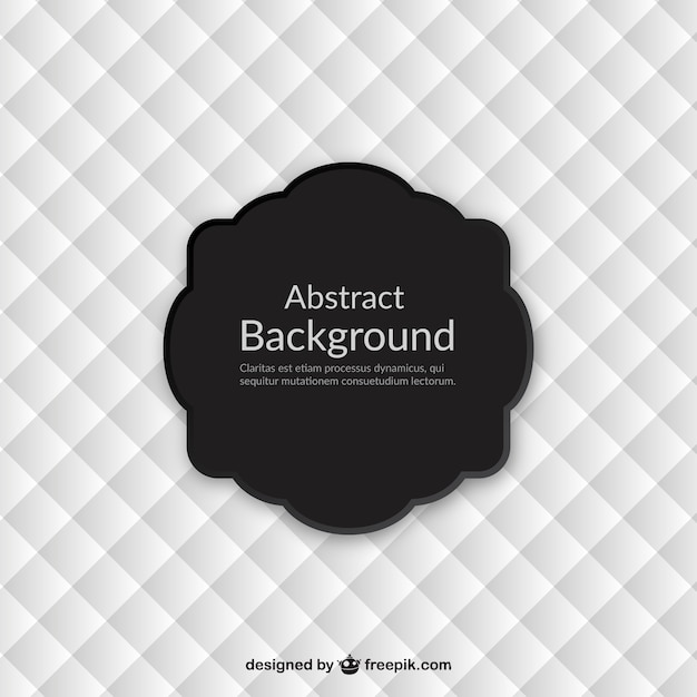 Free vector abstract background with text