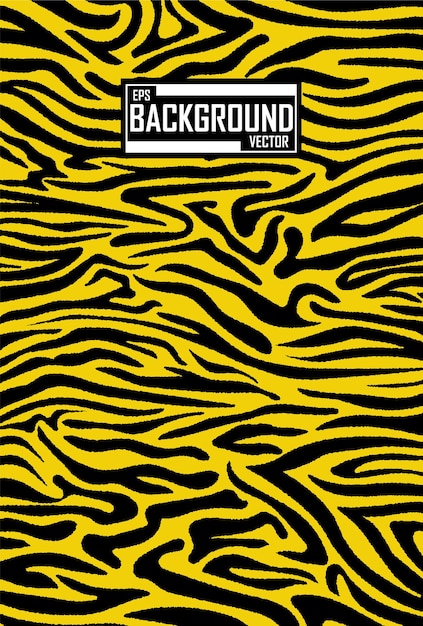 Abstract background with tiger pattern