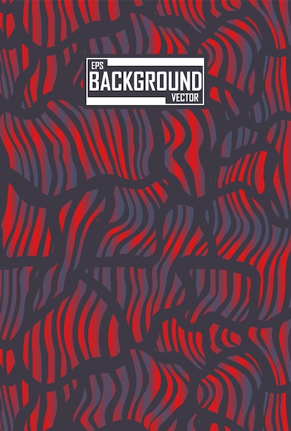 Free vector abstract background with tiger and zebra pattern