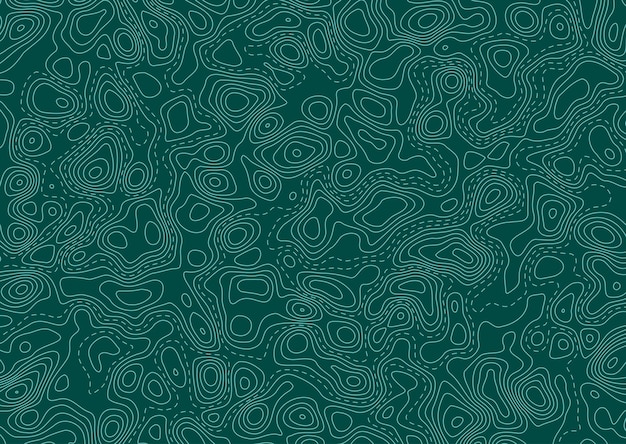 Abstract background with a topographic map design
