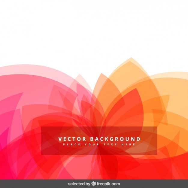 Abstract background with translucent shapes