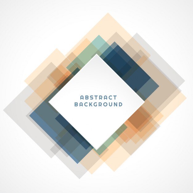 Free Vector abstract background with translucent squares