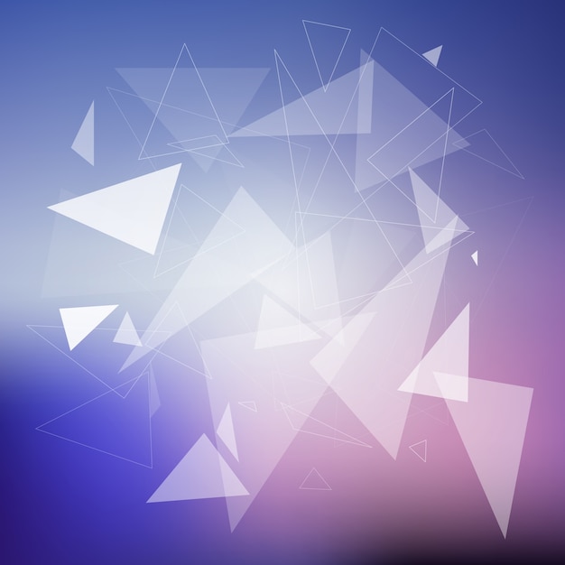 Free vector abstract background with a triangle design