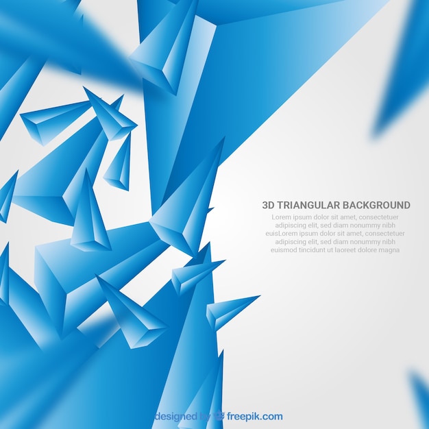 Abstract background with triangular shapes