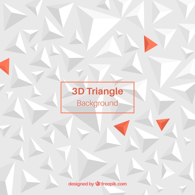 Бесплатное векторное изображение Абстрактный фон с треугольными фигурами