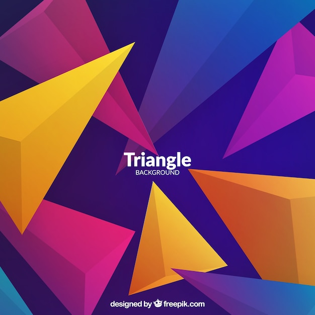 Abstract background with triangular shapes