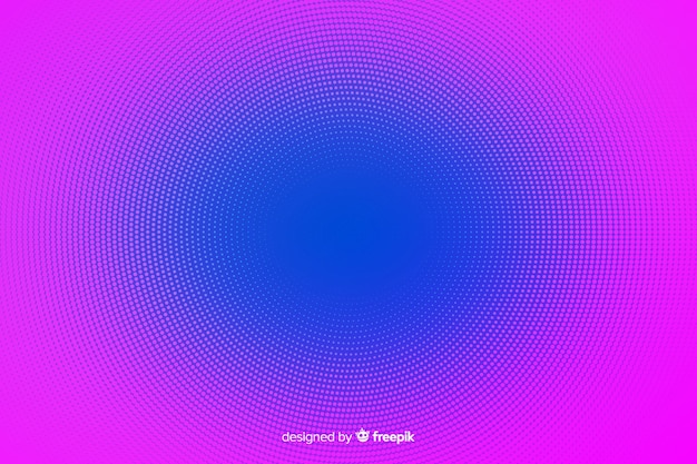 Abstract background with vibrant halftone effect