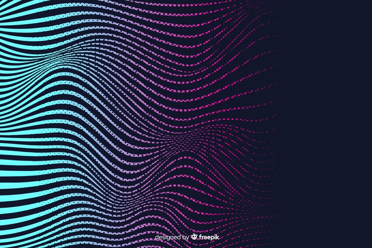 Free Vector abstract background with vibrant halftone effect