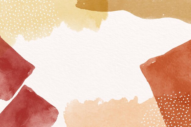 Abstract background with watercolor shapes and empty space