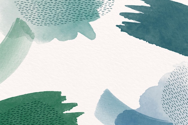 Free vector abstract background with watercolor shapes and empty space