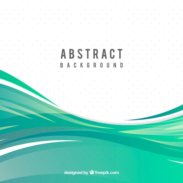 Free vector abstract background with waves