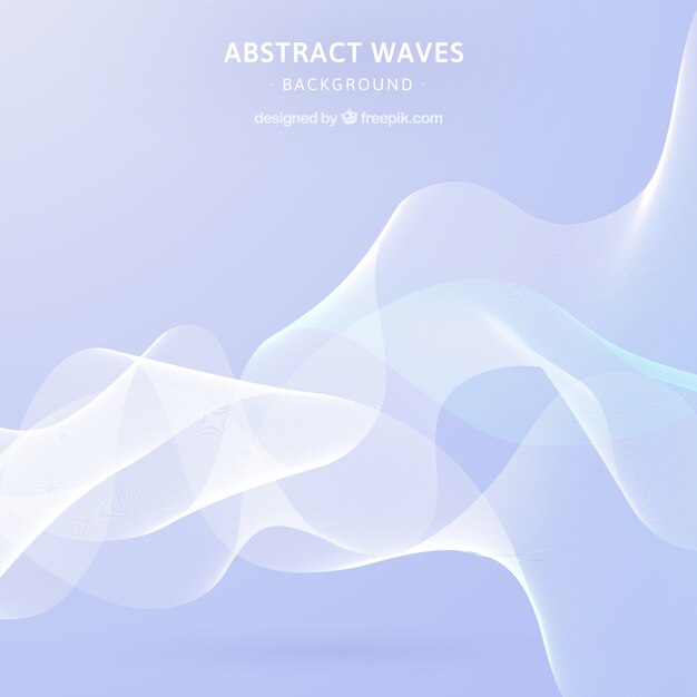 Abstract background with wavy forms