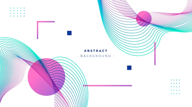 Abstract background with wavy lines