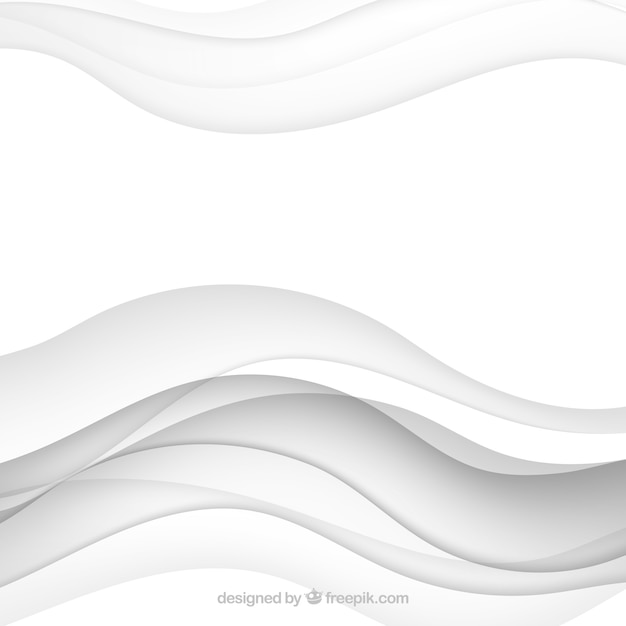 Abstract background with wavy shapes in gray tones