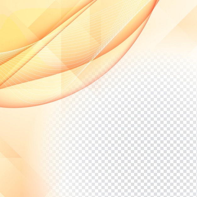 Free vector abstract background with wavy shapes, warm colors