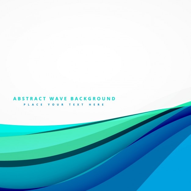 Abstract background with wavy shapes