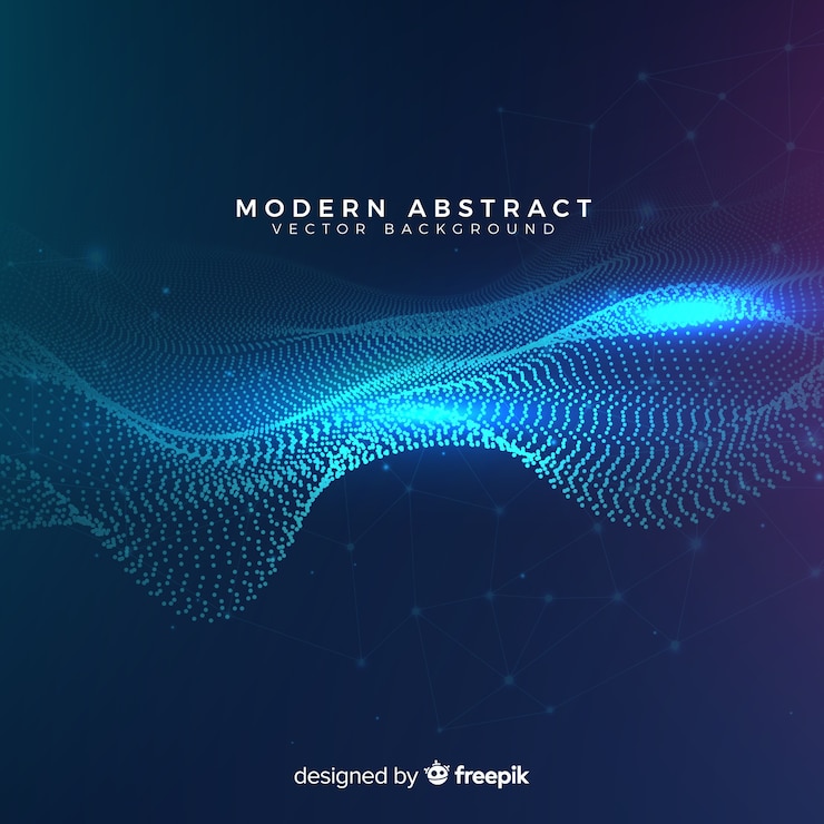 Free Vector abstract background with wavy shapes