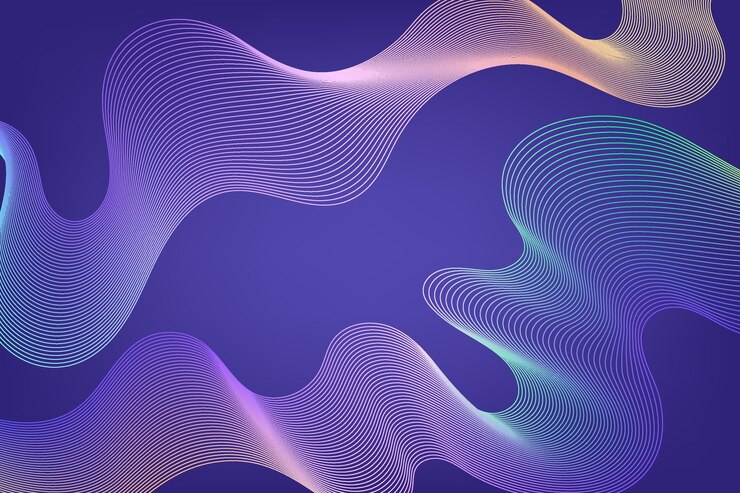 Free Vector abstract background with wavy shapes