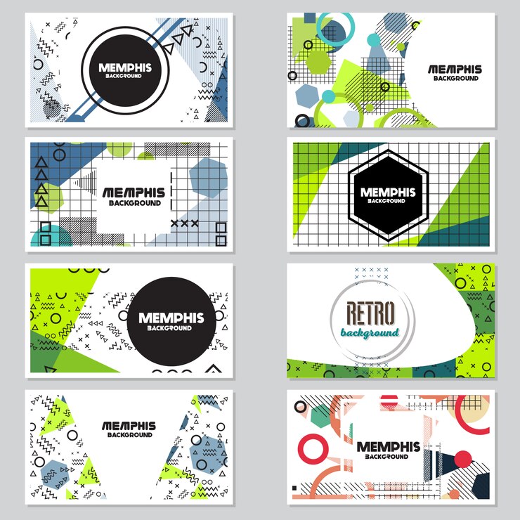 Free Vector abstract banner collection