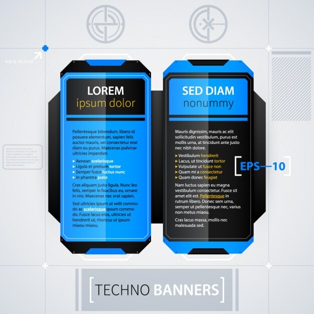 Free Vector abstract banner design