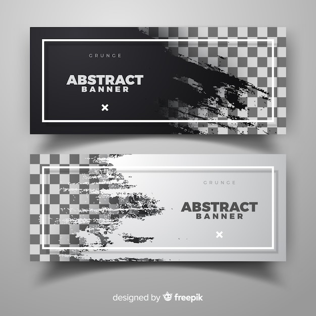 Abstract banner template