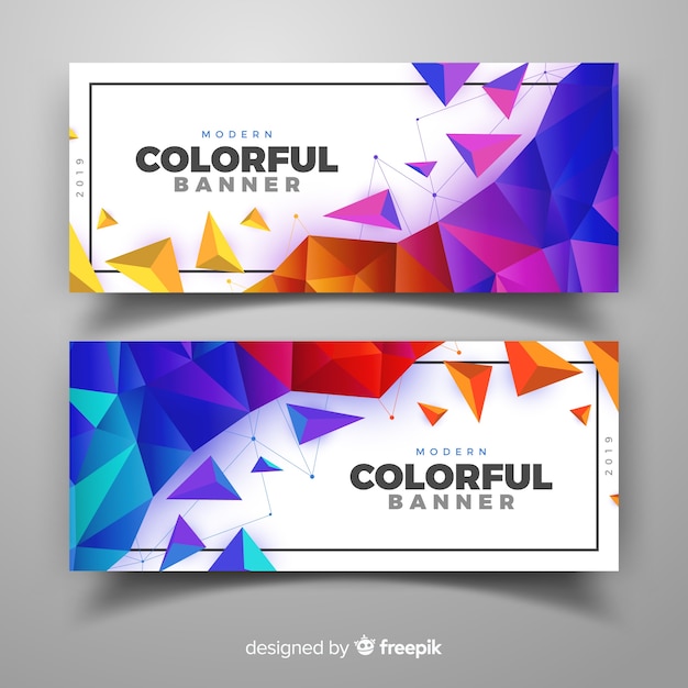 Abstract banner template