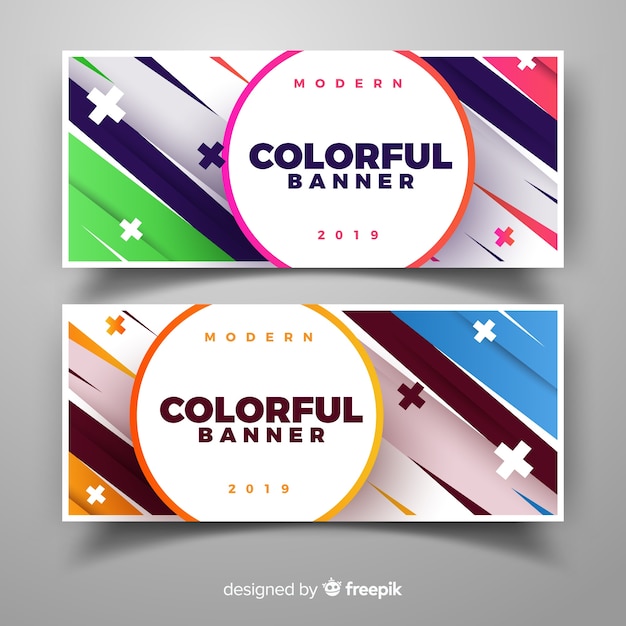 Free vector abstract banner template