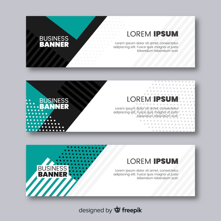 Free Vector abstract banners