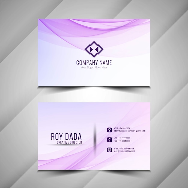 Abstract beautiful business card background