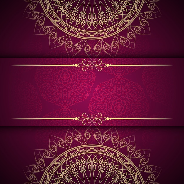 Abstract beautiful mandala design background