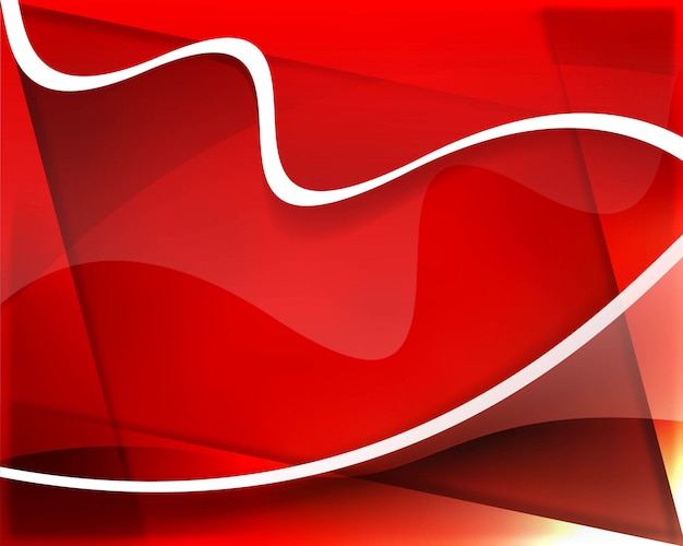 Abstract beautiful red wavy background