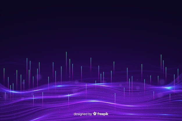Free vector abstract big data concept background