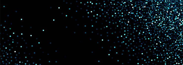 Free Vector abstract black and blue particles banner