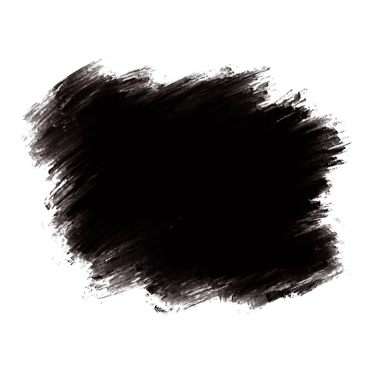 Free Vector abstract black brush stroke design