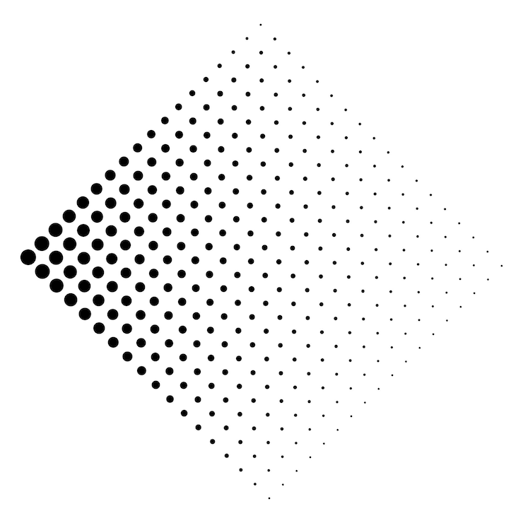 मुफ़्त वेक्टर abstract black dots diamond background