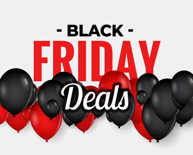 Abstract black friday sale banner design